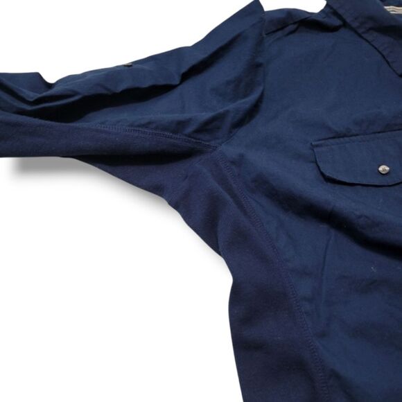 Converse Top Size 3 Converse One Star Shirt Button Down Shirt Roll Tab Sleeves - Picture 4 of 6